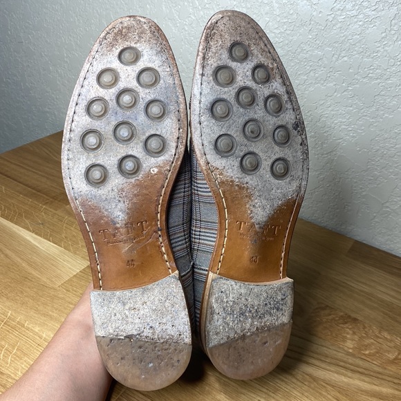 Taft Plaid Oxford Men’s Shoes Size EU 44 - Picture 7 of 9